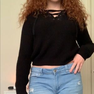 Cropped sweater
